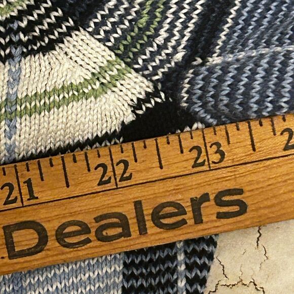 Brooks Brothers Men's XL Sweater Plaid Blue Crewneck Pullover‎ Preppy - Picture 4 of 6